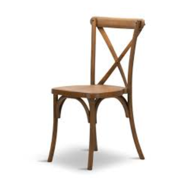 Medium Brown Crossback Chair