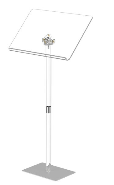 Floor Standing Speaking Podium - Clear