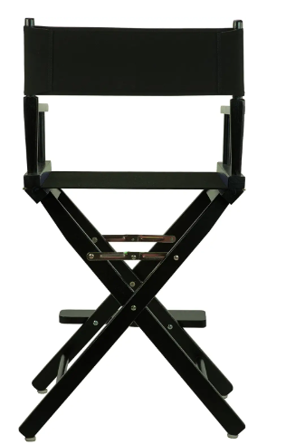 Black Director Chair - Counter Height